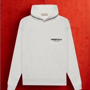 Essential Fear of God Essentials Light Oatmeal Hoodie (XS)